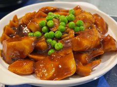 油焖春笋小豌豆-建国328小馆