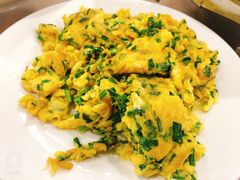 韭菜炒土鸡蛋-老虎土菜馆·农家土菜