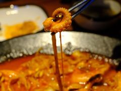 八爪鱼微辣-红辣椒八爪鱼特色韩国料理