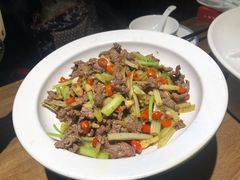 衡东生炒黄牛肉-东方红·湖南菜(金屿店)
