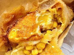 -小红车炸蛋葱油饼