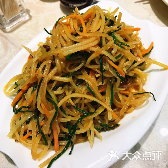 牧马人奶茶馆沙葱土豆丝图片-北京内蒙菜-大众点评网