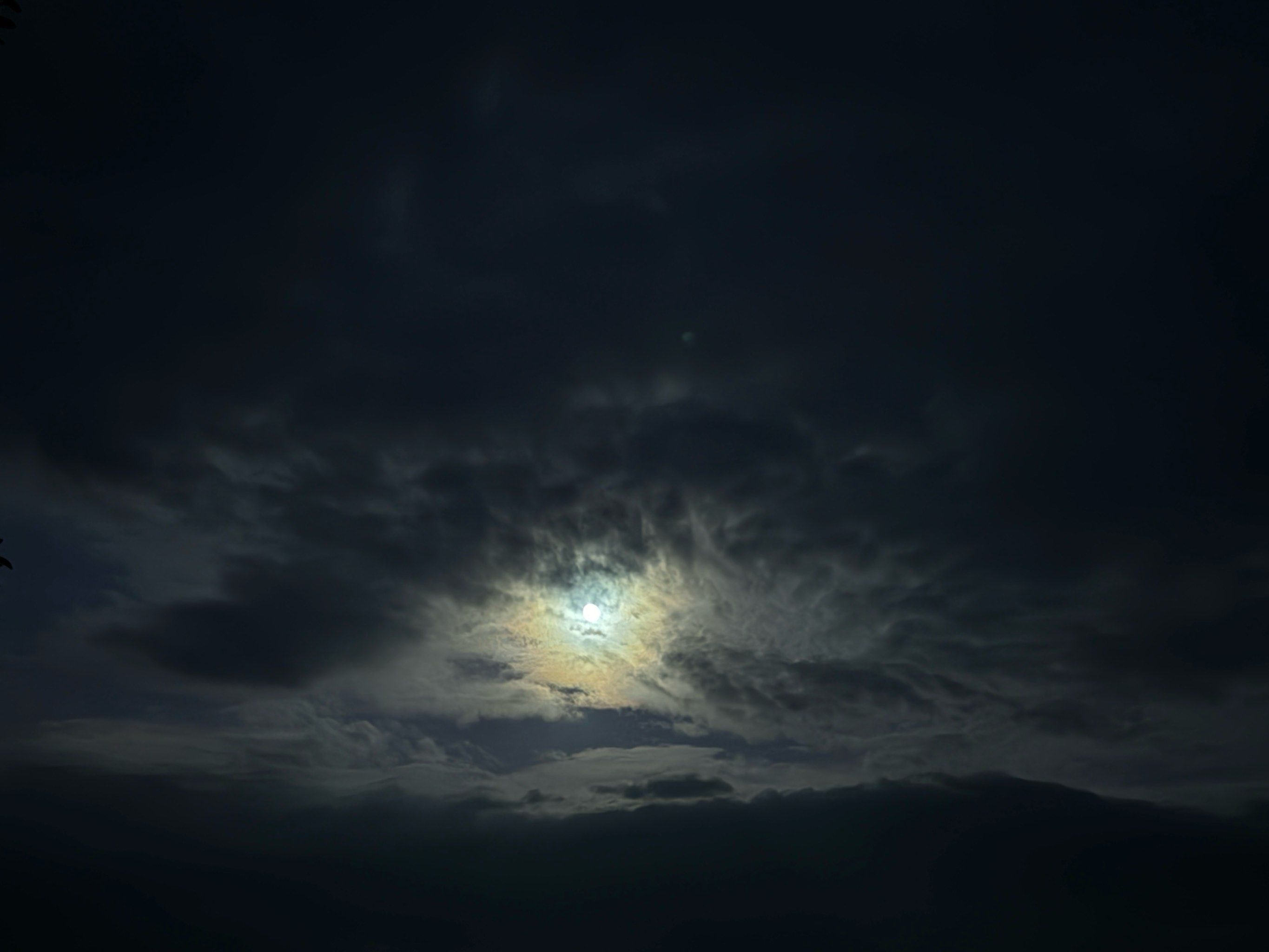 今晚的月亮特别红