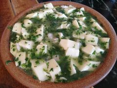 芥菜虾仁嫩豆腐-兰溪小馆(东直门簋街店)