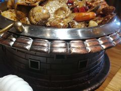 -东来菜馆•手抓海鲜家常菜•海鲜锅贴(鸽子窝店)