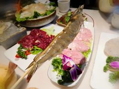 竹签虾-围炉夜话·潮汕卤水火锅(榕江店)