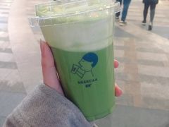 芝士静冈抹茶-喜茶(中山利和新地店)