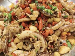 平锅鱿鱼须-聚味瞿记·龙虾堂(天元店)