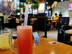 鲜榨西瓜汁-Thank u mom非油炸健康鸡(万国广场店)