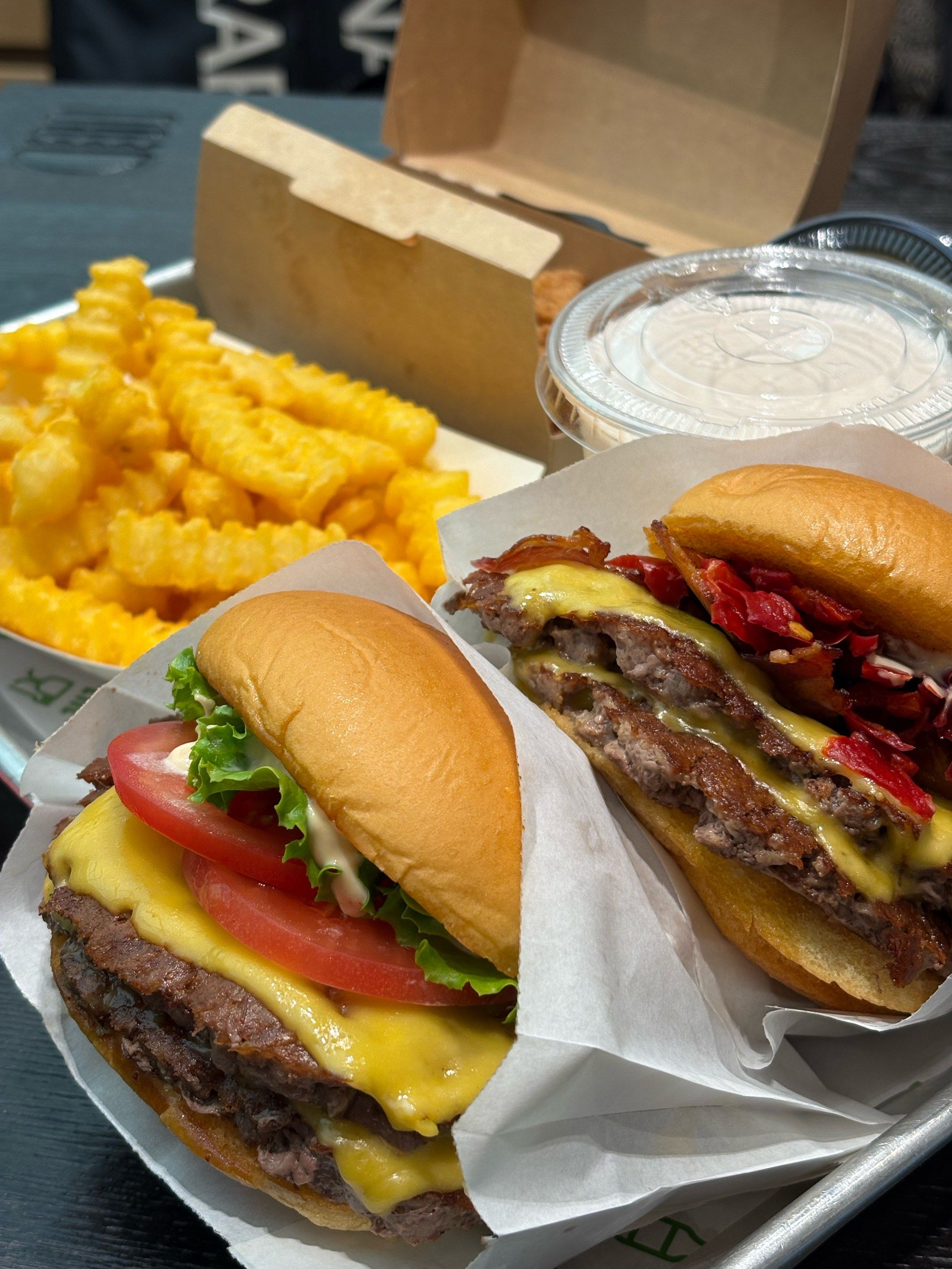 shake shack 双层汉堡