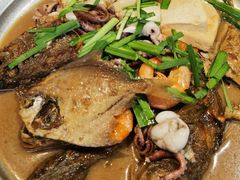 -东来菜馆•手抓海鲜家常菜•海鲜锅贴(鸽子窝店)