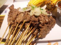 鲜烤黑椒牛肉-平娃三宝烧烤·面食(南小街店)