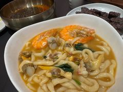海鲜面-松涛园朝鲜·海鲜·料理店(鸭绿江断桥店)