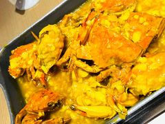 特色花盖蟹（蒜香味）-街角等你.大连海鲜烧烤.经典铁板海鲜串(西安路店)