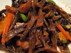 茶树菇炒猪颈肉-客颂·客家宴(大壮国际广场店)
