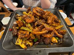 香辣排骨虾-炉小二铜锅牛蛙•川湘菜(三里屯店)