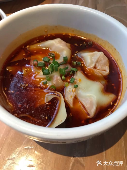 柴门饭儿(华润万象城店)-红油抄手-菜-红油抄手图片-重庆美食-大众