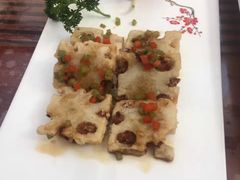干炸藕盒-悦真雅院·四合院·清真私房菜(雍和宫店)