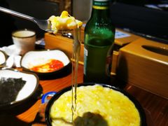 芝士玉米-红辣椒八爪鱼特色韩国料理
