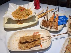 串烤小海虾-蚝老板海鲜烧烤大排档(码头店)