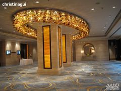 宴会厅外迎宾处-上海新发展亚太JW万豪酒店