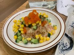 千丝万缕蟹沙拉-团子君寿司·茶