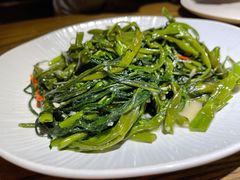 椒丝腐乳炒通菜-广东道至正餐厅(区庄店)