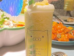 东方美人凤梨果茶-蜜桃花开·中西融合菜E&W(南长街店)