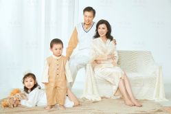 -时光纪亲子全家福照相馆(静安店母女写真父母纪念照)