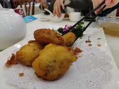 椒盐藕夹-怡园饭店-餐厅(四望亭店)