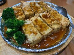 铁板黑松露玉子豆腐-一心斋素食馆(龙岗店)