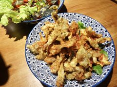 椒盐蘑菇-有才叔的小馆(招商依云曲江店)