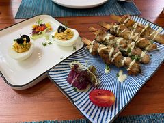 酿鸡蛋沙拉配鱼子酱-帕歌西班牙餐厅paco tapas
