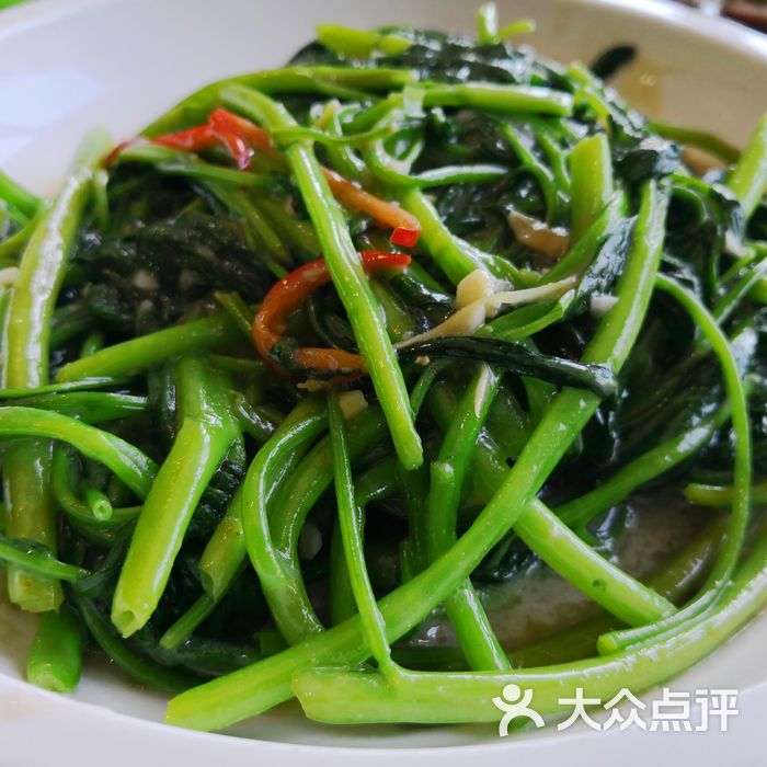 粤味轩餐厅椒丝腐乳空心菜图片-北京粤菜馆-大众点评网