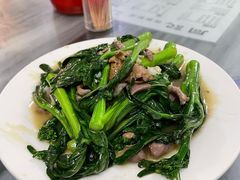 鸡杂炒菜心-同记鸡粥粉面店