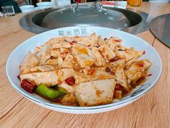 麻辣豆腐-北京龙庆四季香农家饭庄·灶台鱼·碳烤虹鳟鱼(龙庆峡店)