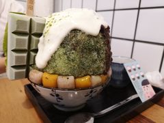 抹茶生乳かき氷-WONDER ICE 萬得冰田(建設路总店)