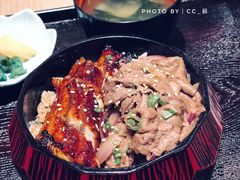 蒲烧鳗鱼拼牛肉丼-yokocho上横町·日本食街(深业上城店)