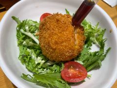 酥炸猪肉裹温泉蛋-胜博殿日式炸猪排(西红门店)