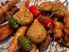 串烧蘑菇-宝记烧烤·碳锅羊肉·羊蝎子火锅·夜食社(文体路创始店)