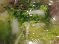 鲜鸡血小菜汤-陈胖子特色菜.鲜货现炒(融景城店)