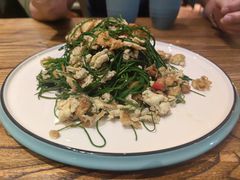 沙葱炒鹅蛋-海尔巴格一甸茶餐厅新疆菜(青年路店)