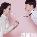纯色背景真的好看~
