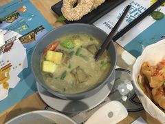中部绿咖喱鸡肉-帕蓝·暹罗料理(曲阳店)