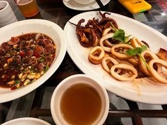 干烧鲜鱿鱼-长平肥姐白粥·海鲜打冷