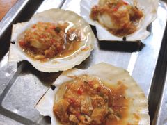 蒜蓉焗扇贝（熟蒜）3个-炒豆合作社(东四总店)
