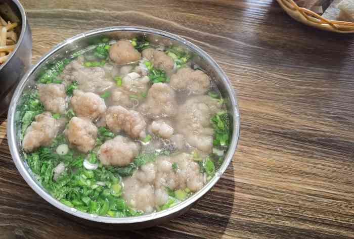 博爱老丹记丸子汤小酥肉-"同事推荐的这家店,在祭城那边金庄菜市场门.