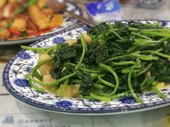 猪油渣炒番薯叶-阿殳粥馆(水围村店)