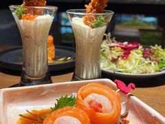 三文鱼荔枝甜虾卷-筱田の食堂·izakaya(淮海中路店)