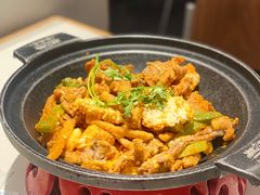 咸蛋黄干锅牛蛙-渝蛙馆(新百店)